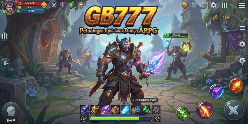 Tampilan gameplay ARPG yang seru dan penuh aksi di GB777.