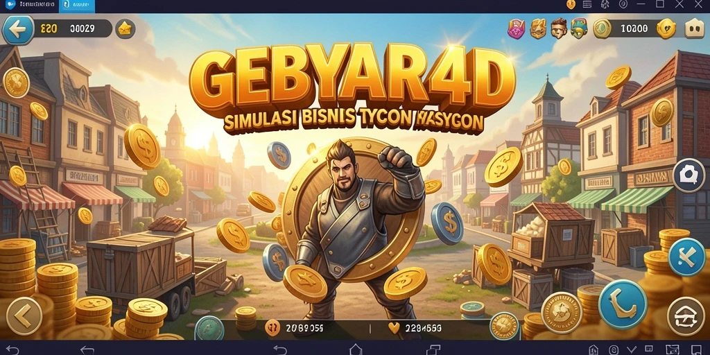 Tampilan gameplay menarik dari GEBYAR4D yang penuh tantangan.