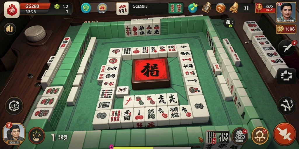 Tampilan gameplay GG288 yang menarik dalam permainan Mahjong.