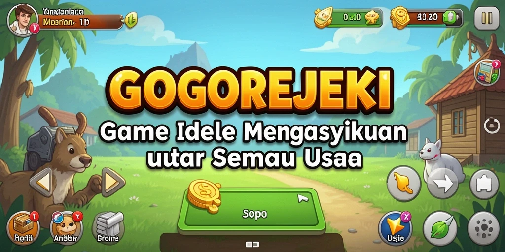 Tampilan gameplay <strong>GOGOREJEKI</strong> yang menarik dan penuh warna.