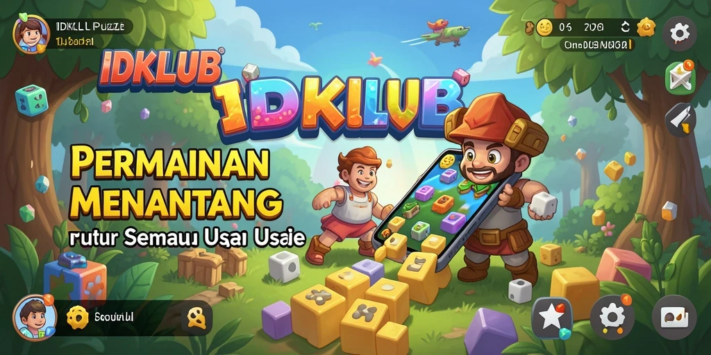 Screenshot IDKLUB menunjukkan gameplay Puzzle yang seru dan menantang.