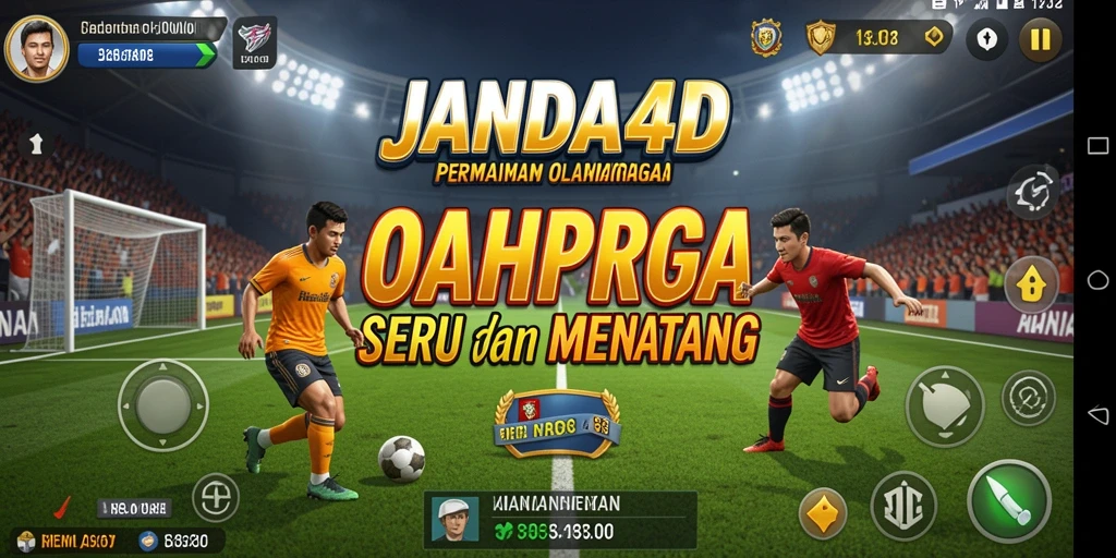 Tangkapan layar JANDA4D menunjukkan aksi permainan olahraga yang mendebarkan.