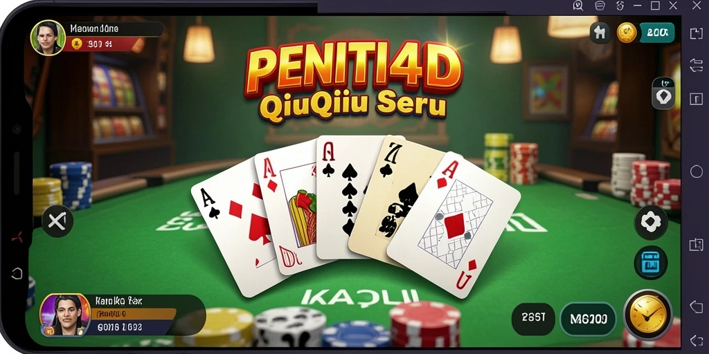 Screenshot PENITI4D menampilkan gameplay seru QiuQiu.